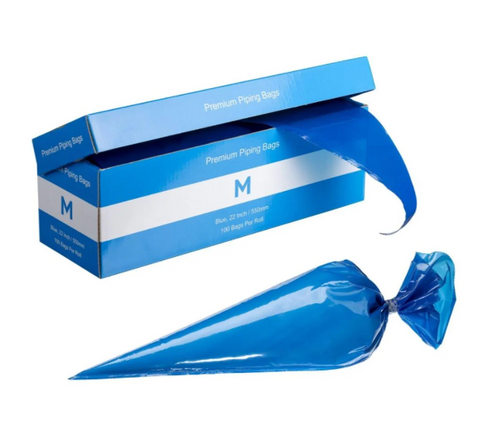 Premium Piping Bags Blue 550mm 100/roll
