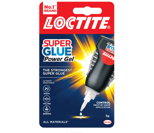 Loctite Super Glue Control Power Flex Gel 3g