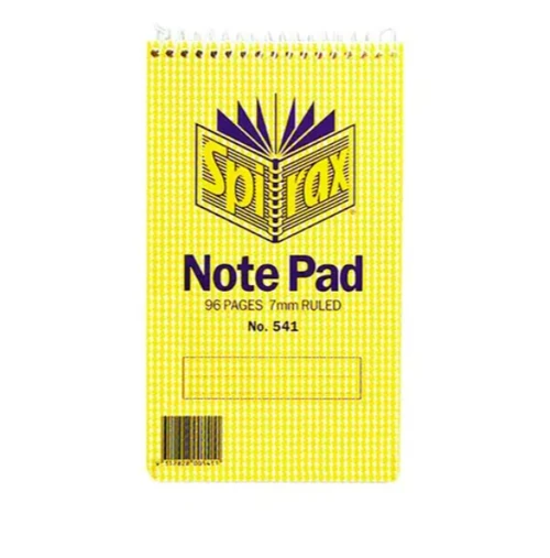 Spirax 541 Notebook Top Opening 147x88mm 96 Pages