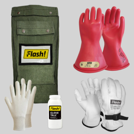 Flash Low Voltage Glove Kit - (1000V | Class 0)