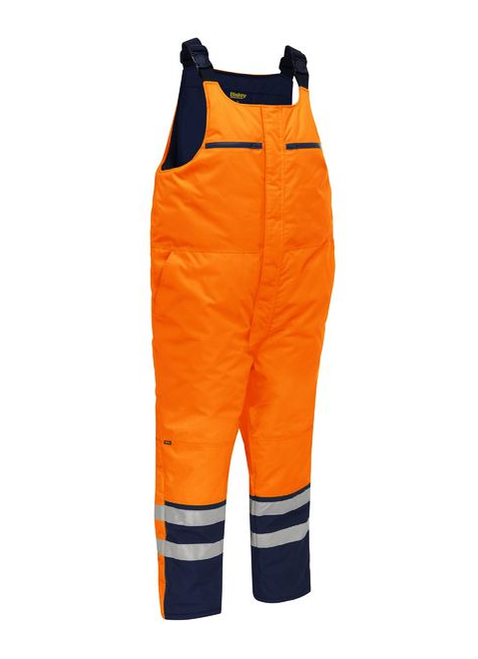 Bisley Hi Vis Freezer Bib & Brace Trousers