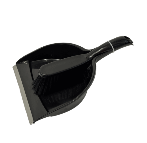 Dustpan and Brush - Black