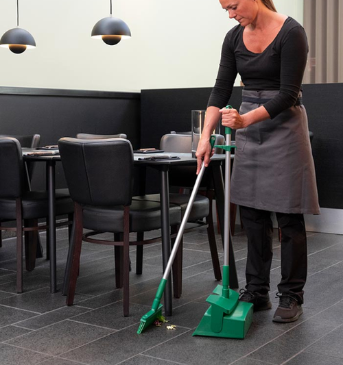 Compact Lobby Dustpan & Broom Set