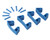 Vikan Rubber Clips - 4/Pk