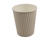 Hot Cups RippleWrap White 8oz 1000/Ctn