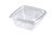 Container square with lid 250ml 500/Ctn