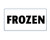 Label FRZ Frozen Gloss Paper - 100x50mm  - 500/Roll