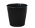 Fluteline Steel Waste Paper Bin 15L Black