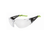 Biosphere Safety Glasses Black/Lime Temple Clear 10pr/Pk