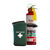 Lone Worker Vehicle First Aid Kit & Fire Ext. Softpack 1Kg