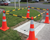 Extendable Cone Bar Yellow/Black 2.1m