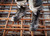Steel Blue Argyle Lace Up Safety Boots