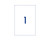 Label Standard 1 Up A4 - 210x297mm - 100/Pk