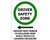 Sign PVC - Driver Safe Zone - 600x300mm