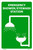 Sign Emergency Shower & Eyewash ACM - 400x250mm
