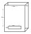 Acrylic Hairnet Dispenser 225X105X255 Clear Cut FRONT
