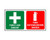 Car Label First Aid/Fire Extingusher On Board - 200x100mm