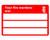 Sign Fire Warden PVC - 300x200mm
