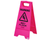 Gala A Frame Safety Sign Pink Warning Wet Floor