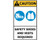 Sign ACM - Caution Safety Vests & Shoes - 240x400mm