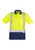 Mens Hi Vis Spliced Short Sleeve Polo
