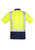 Mens Hi Vis Spliced Short Sleeve Polo