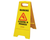 Sign - Cleaning In Progress - Yellow
