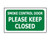 Label S/A - Smoke control Door - 100x60mm