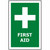 S/A Label First Aid Green/White 150x100mm
