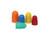 Rexel Finger Cones Assorted Sizes/Colours 15Pkt