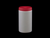 RND BM Jar W/Lid 1L White/Red