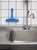 Vikan Hygienic Wall Bracket, Single Hook Module
