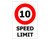 Sign ACM - 10Kmh 300x450mm