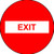 Sign Exit Reflective 1700mmx700mm