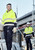Unisex Hi Vis Stretch Taped Hoodie