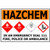 Sign S/A - Hazchem 4 Diamond - 600x400mm