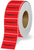 Label 96x147mm Ptd PRIORITY Fluro Red 76C 500/Roll
