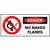 Sign ACM 480x600 No Naked Flames within 2M