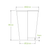 Aqueous Single Wall Hot Cup Black 8oz 1000/Ctn