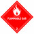 Sign PVC - DG Class 2 Flammable Gas 250x250mm