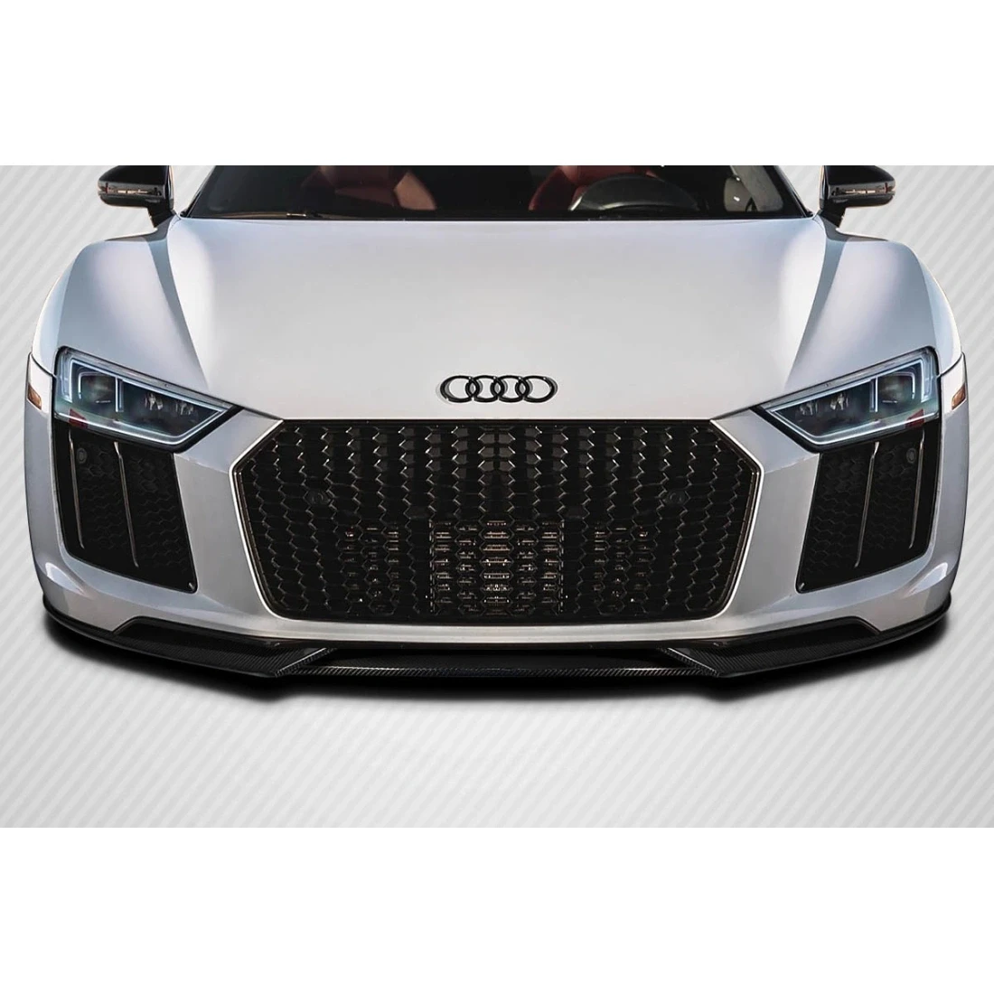 17-18 Audi R8 Ranger Front Lip Spoiler Air Dam s | Carbon