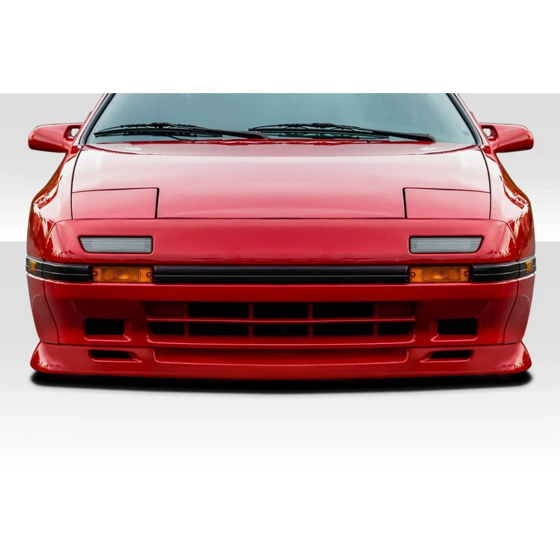 SHAPE BEAT 7 BodyFace 赤 86-91 Mazda RX-7 Zavella Front Lip Spoiler Air Dam | Duraflex