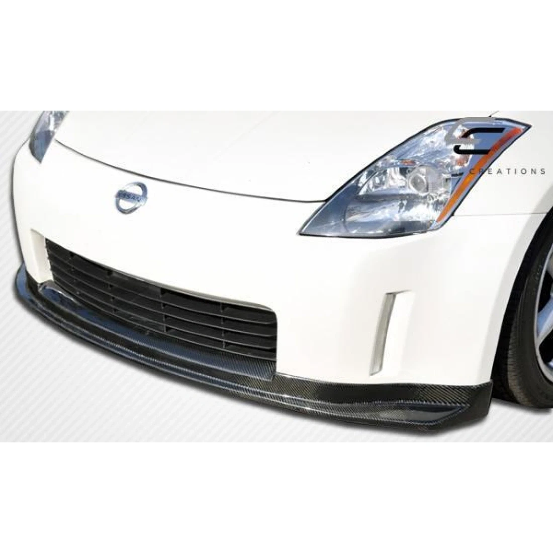 350z.front lip and c 03-05 Nissan 350Z N-1 Carbon Fiber Front | Carbon Creations vitamin-c-sodium