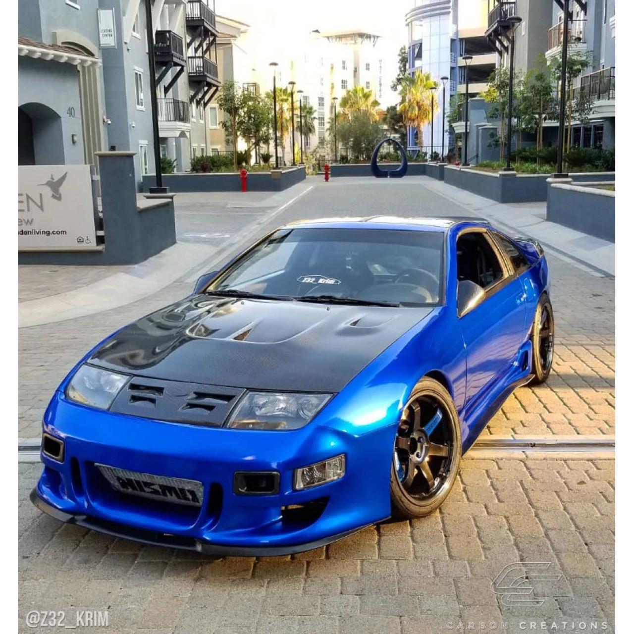 ボブさん For 1990-1996 300ZX Z32 Carbon Creations DriTech AM-S Hood