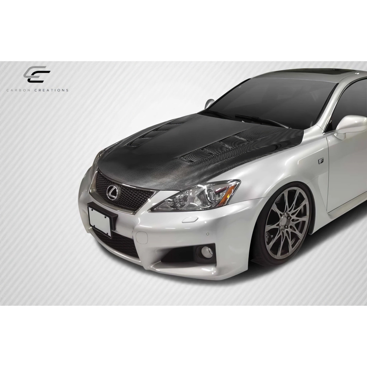 2008-2014 Lexus IS-F Carbon Creations TS-2 Hood - 1 Piece