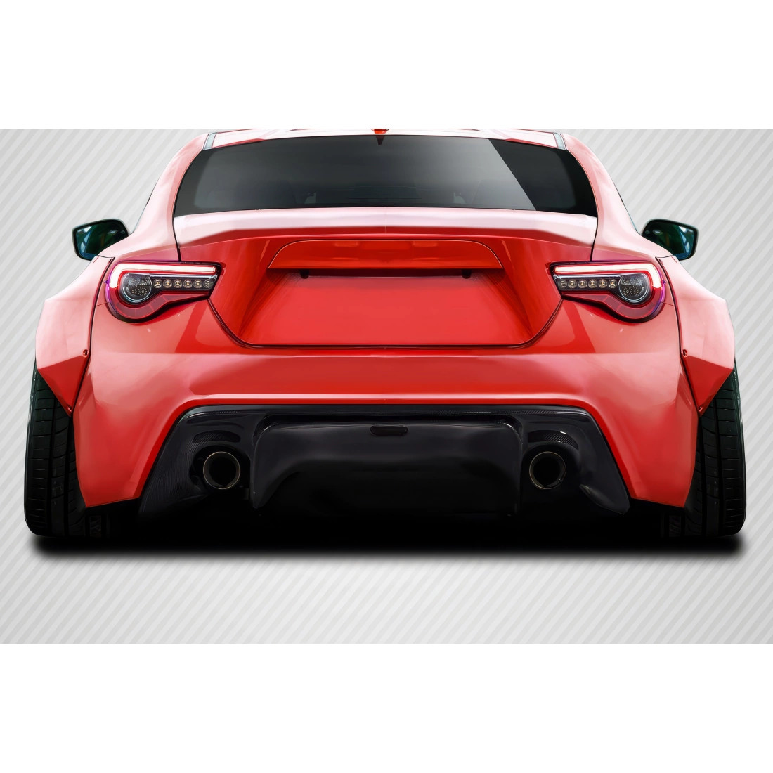 13-20 Scion FR-S Toyota 86 Subaru BRZ GT500 V3 Rear Diffuser