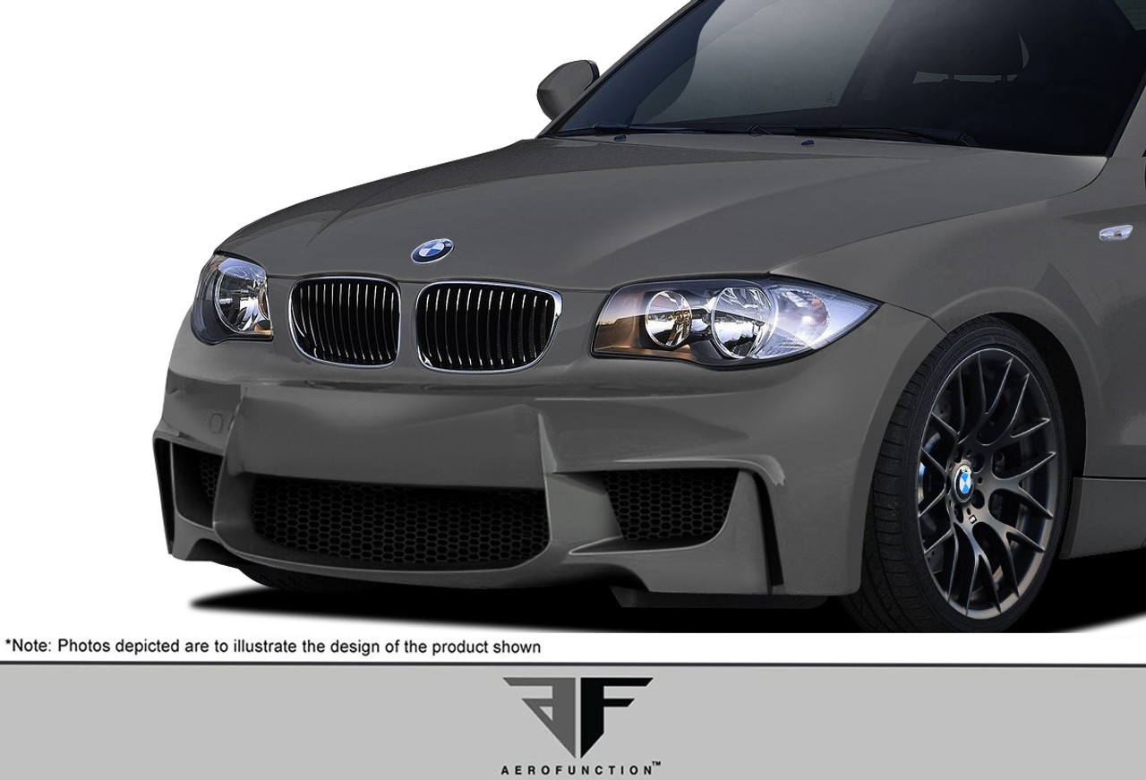 2008-2013 BMW 1 Series E82 E88 AF-1 Front Bumper Cover ( GFK ) 1 Piece 