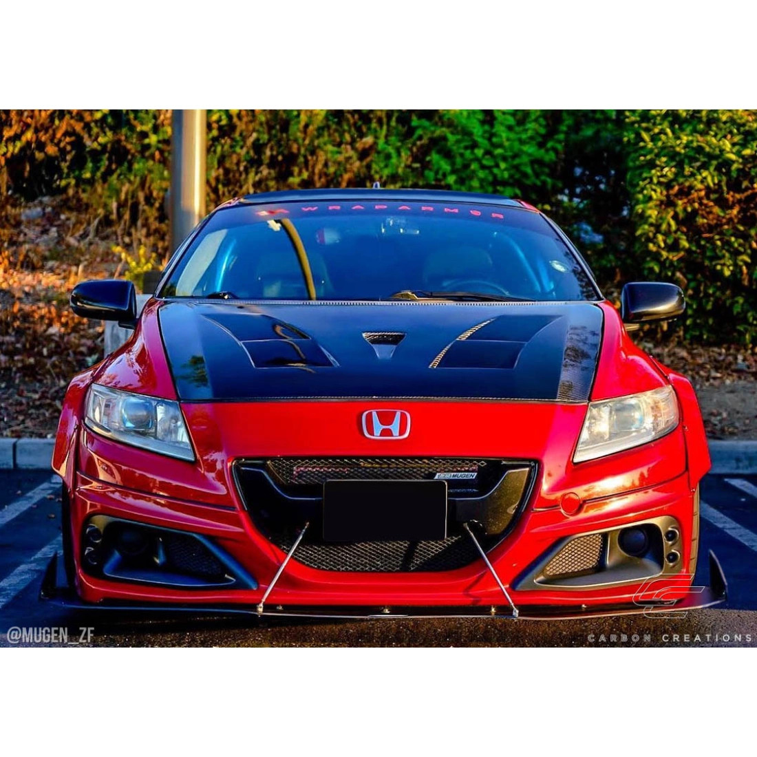 11-16 Honda CR-Z DriTech AM-S Hood | Carbon Creations | ed_112944