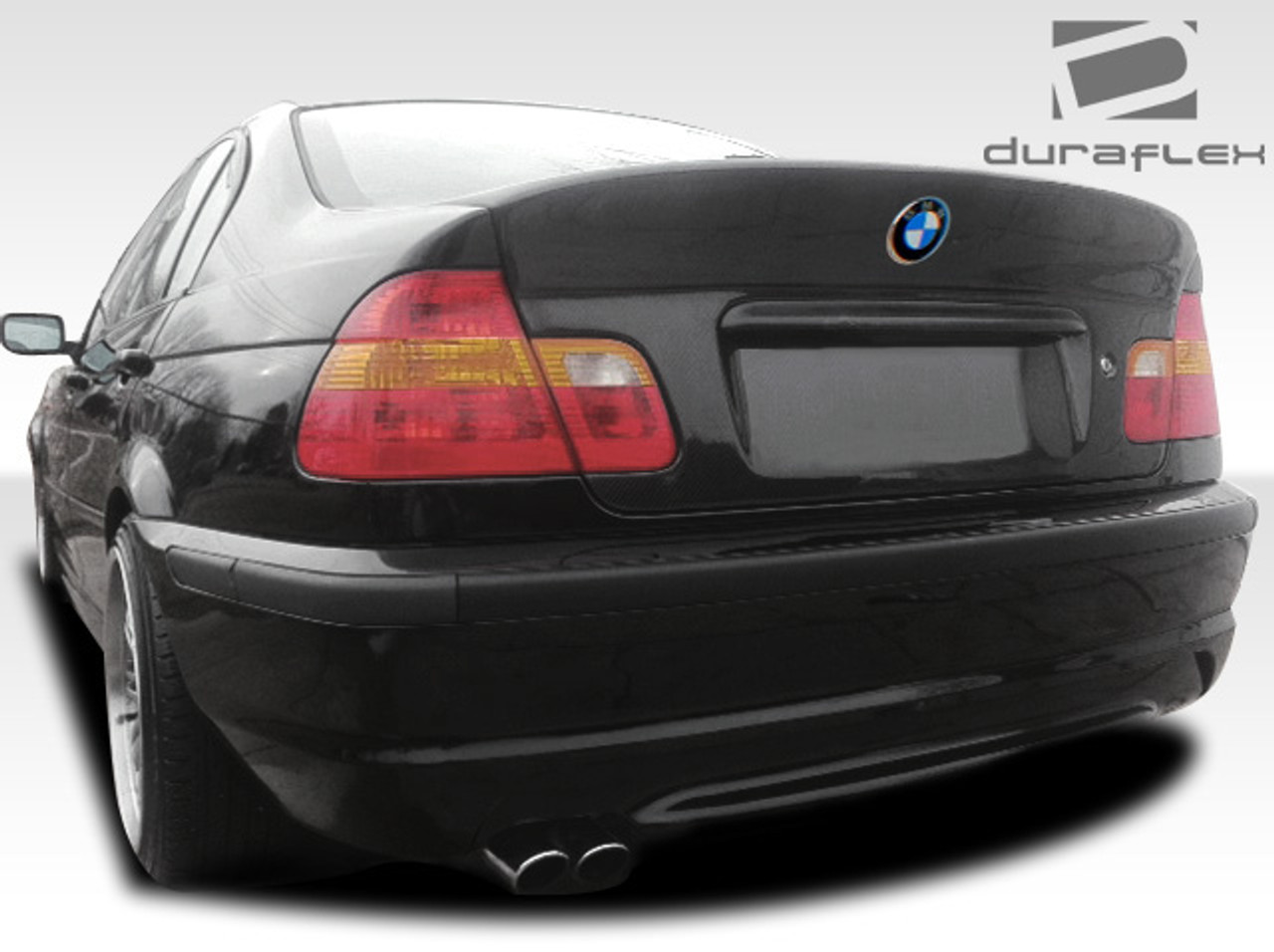 For 1999-2005 BMW E46 Sedan 3-Series AC-Style Carbon Fiber Trunk Spoiler  Wing