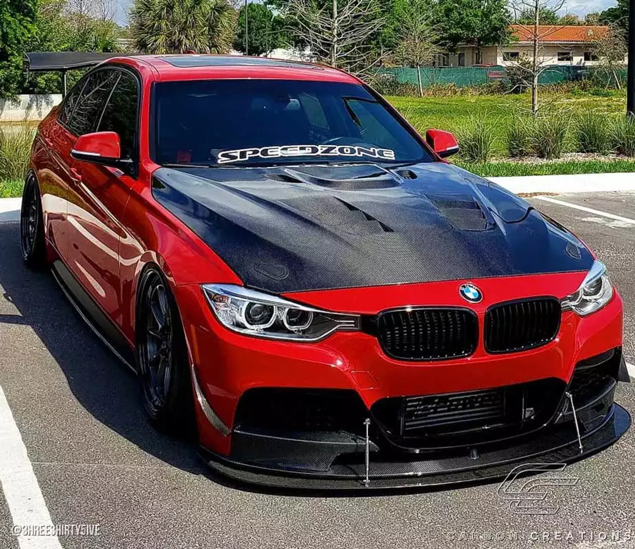 2012-2018 BMW 3 Series F30 / 2014-2020 4 Series F32 Carbon Creations  DriTech Eros Version 1 Hood 1 Piece 